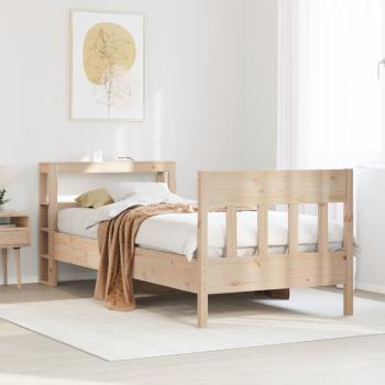 ARDEBO.de - Massivholzbett ohne Matratze 75x190 cm Kiefernholz