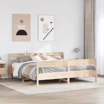 ARDEBO.de - Massivholzbett ohne Matratze 180x200 Kiefernholz