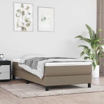 ARDEBO.de - Taschenfederkernmatratze für Kinder Mittel Taupe 80x160 cm Stoff