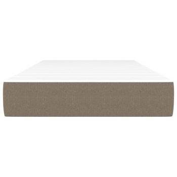 Taschenfederkernmatratze für Kinder Mittel Taupe 80x160 cm Stoff