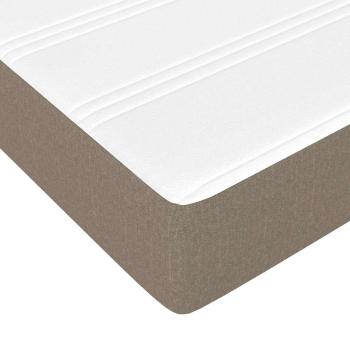 Taschenfederkernmatratze für Kinder Mittel Taupe 80x160 cm Stoff