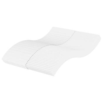 ARDEBO.de - Schaumstoffmatratze Weiß 140x210 cm Härtegrad H2 H3