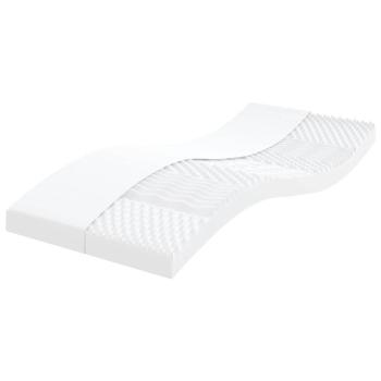 ARDEBO.de - Schaumstoffmatratze Weiß 90x220 cm 7-Zonen Härtegrad 20 ILD