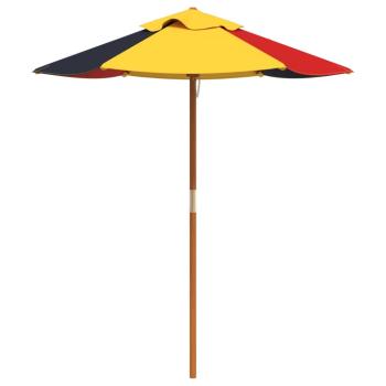Sonnenschirm für Kinder mit Holzmast Ø120x140 cm