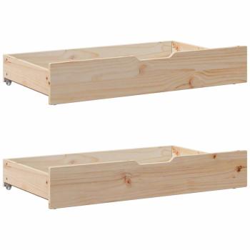 Massivholzbett ohne Matratze 75x190 cm Kiefernholz