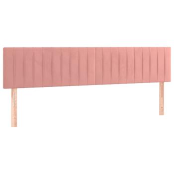 Bettgestell ohne Matratze Rosa 120x190 cm Samt