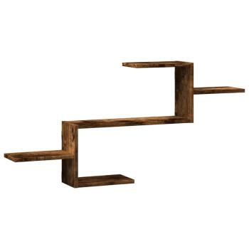 Wandregal Räuchereiche 104x15x49 cm Holzwerkstoff