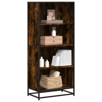 ARDEBO.de - B?cherregal R?uchereiche 60x35x139 cm Holzwerkstoff