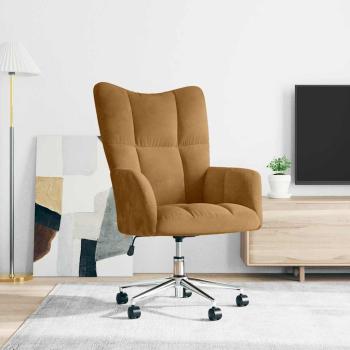 ARDEBO.de - Relaxsessel Braun Samt