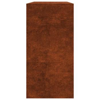 Brennholzregal 100x40x80 cm Wetterfester Stahl