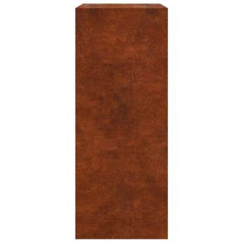Brennholzregal 60x40x100 cm Wetterfester Stahl