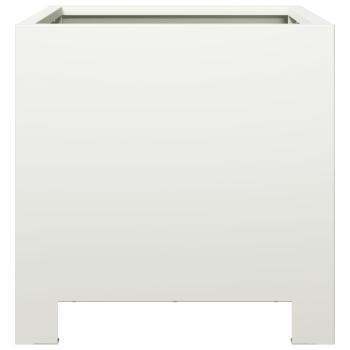 Pflanzkübel Weiß 30x30x30 Stahl
