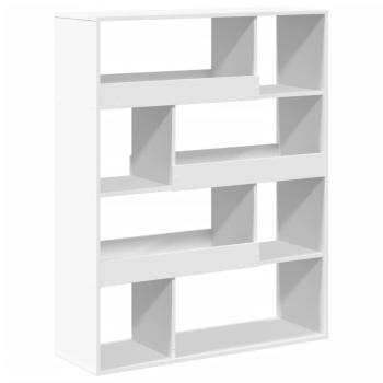 B?cherregal Wei? 100x33x125,5 cm Holzwerkstoff