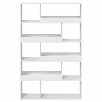 B?cherregal Wei? 100x33x156,5 cm Holzwerkstoff