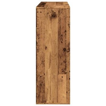 Raumteiler Altholz-Optik 100x33x94,5 cm Holzwerkstoff
