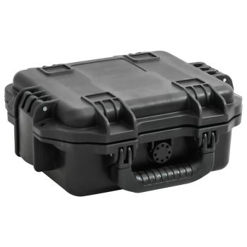 ARDEBO.de - Koffer für Flugreise Tragbar Schwarz 30x24,5x12,5 cm PP
