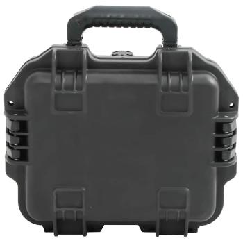 Koffer für Flugreise Tragbar Schwarz 30x24,5x12,5 cm PP