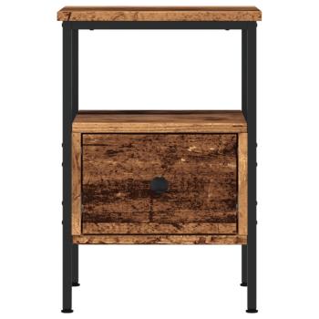 Nachttisch Altholz-Optik 34x36x50 cm Holzwerkstoff