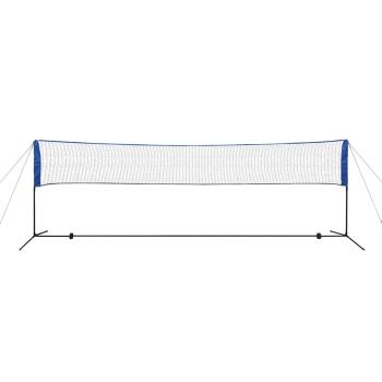 Badmintonnetz-Set mit Federbällen 500 x 155 cm