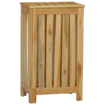Wäschebehälter 35x25x60 cm Massivholz Teak