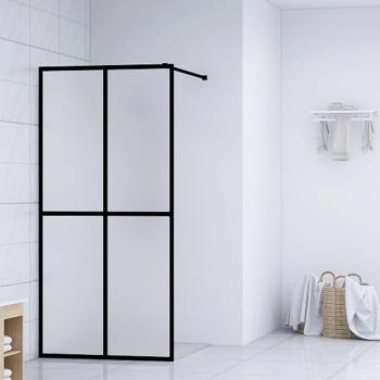 ARDEBO.de - Duschwand für Walk-in Dusche Mattes Sicherheitsglas 90x195 cm