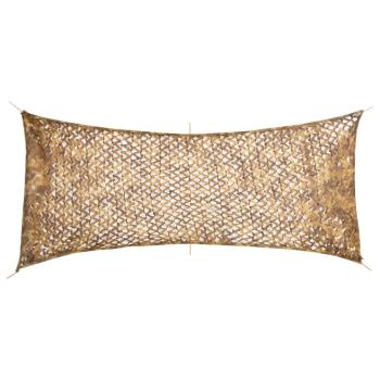 ARDEBO.de - Tarnnetz mit Aufbewahrungstasche 409x206 cm Sandfarbe