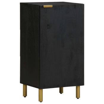 ARDEBO.de - Sideboard Schwarz 40x33x75 cm Holzwerkstoff