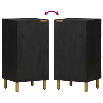 Sideboard Schwarz 40x33x75 cm Holzwerkstoff