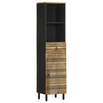 ARDEBO.de - Badschrank 38x33,5x160 cm Massivholz Mango