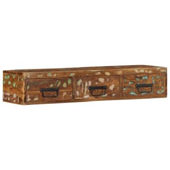 ARDEBO.de - TV-Wandschrank 100x30x19 cm Altholz Massiv