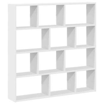 W?rfelregal 12 F?cher Wei? Holzwerkstoff