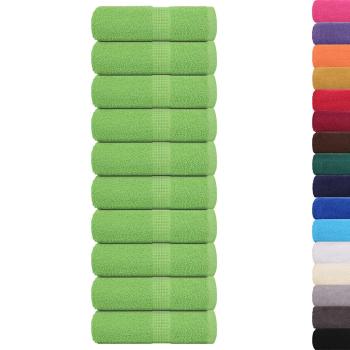 Gästetücher FROGN 10 Stk. Apfelgrün 30x50 cm 360 g/m²