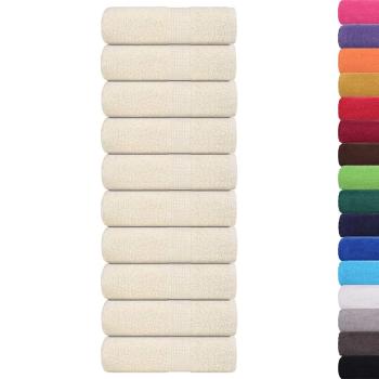 Gästetücher FROGN 10 Stk. Creme 30x50 cm 360 g/m²