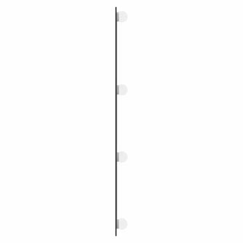 Wandspiegel mit LED-Leuchten 40x80 cm Glas Rechteckig