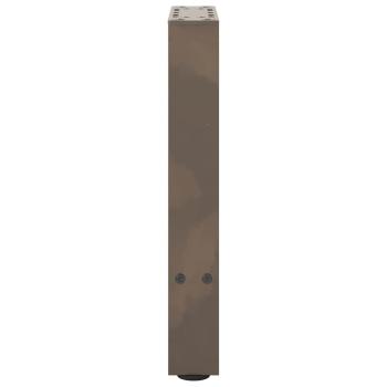 Couchtischbeine Naturstahl 2 Stk. 28x(42-43) cm Stahl