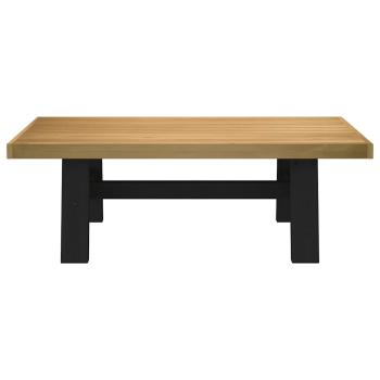 Couchtisch NOAIN A-förmige Beine 120x60x40 cm Massivholz Kiefer