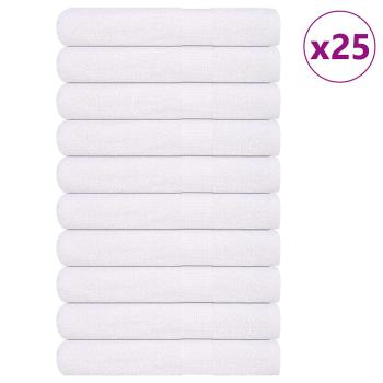 ARDEBO.de - Saunatücher FROGN 25 Stk. Weiß 80x200 cm 360 g/m²