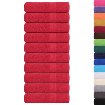Badetücher FROGN 10 Stk. Rot 100x150 cm 360 g/m²