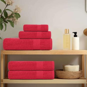 Badetücher FROGN 10 Stk. Rot 100x150 cm 360 g/m²