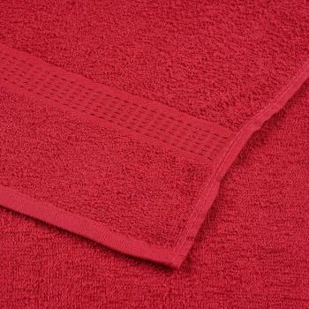 Badetücher FROGN 10 Stk. Rot 100x150 cm 360 g/m²