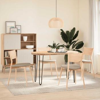 ARDEBO.de - Haarnadelbeine für Konsolentische 4 Stk. Schwarz 72 cm Massivstahl