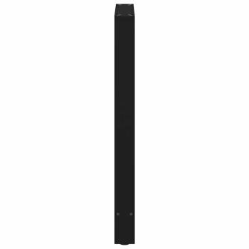 Bartischbeine Schwarz 2 Stk. 60x(90-91) cm Stahl