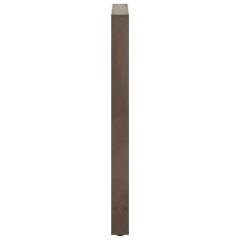 Bartischbeine Naturstahl 2 Stk. 60x(100-101) cm Stahl