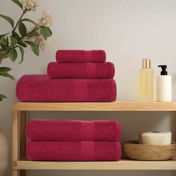 Badetücher FROGN 2 Stk. Bordeaux 100x150 cm 360 g/m²