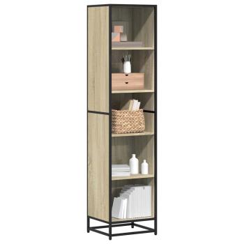 ARDEBO.de - Bücherregal Sonoma-Eiche 40x35x170,5 cm Holzwerkstoff