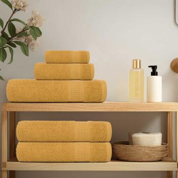 Badetücher FROGN 2 Stk. Gold 100x150 cm 360 g/m²