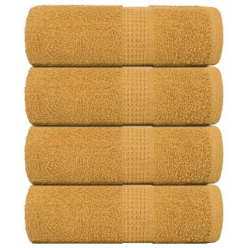 ARDEBO.de - Gästetücher FROGN 4 Stk. Gold 30x50 cm 360 g/m²