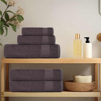 Saunatücher FROGN 2 Stk. Anthrazit 80x200 cm 360 g/m²
