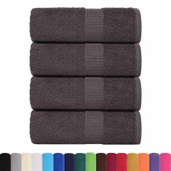 Waschlappen FROGN 4 Stk. Anthrazit 15x21 cm 360 g/m²