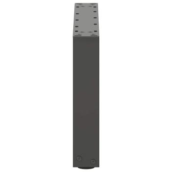 Couchtischbeine U-Form 2 Stk. Anthrazit 50x(30-31) cm Stahl